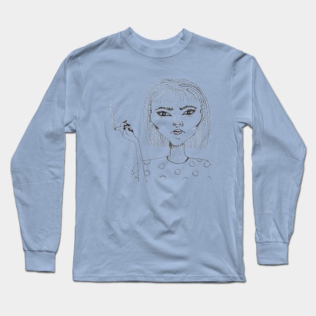 VIOLET Long Sleeve T-Shirt by Cat_mackenzie